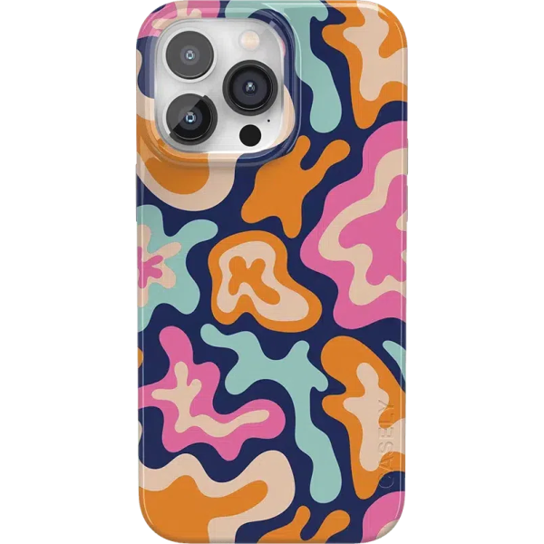 Midnight Color Splash | Abstract Retro Case