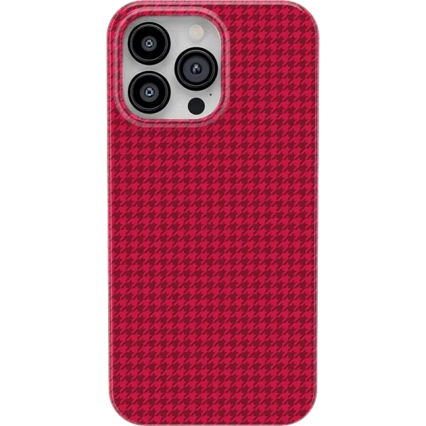 Best Dressed | Red Houndstooth Case