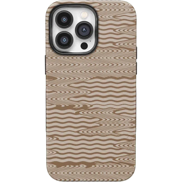 Mocha Ripple | Brown Waves Case