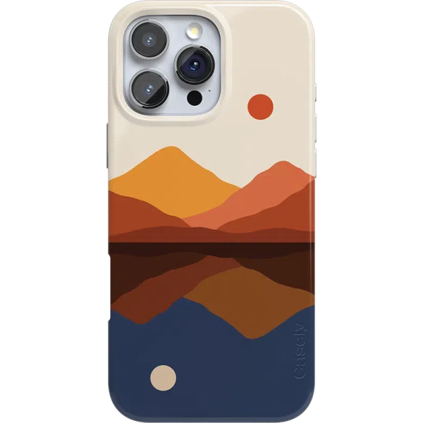 Opposites Attract | Day & Night Colorblock Mountains Case