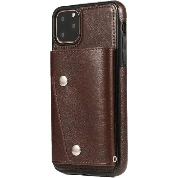 Brown Vegan Leather | Wallet Case