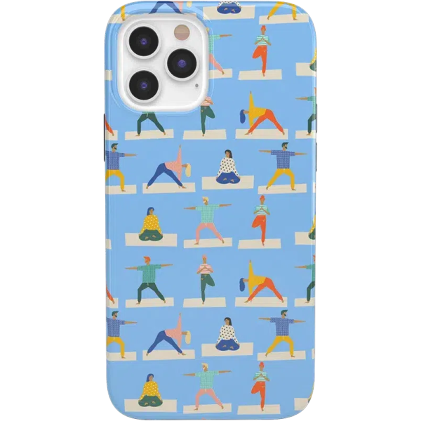 Go with the Flow | Light Blue Yoga Case