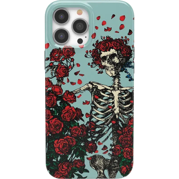 Forever Grateful | Grateful Dead Skeleton Floral Case