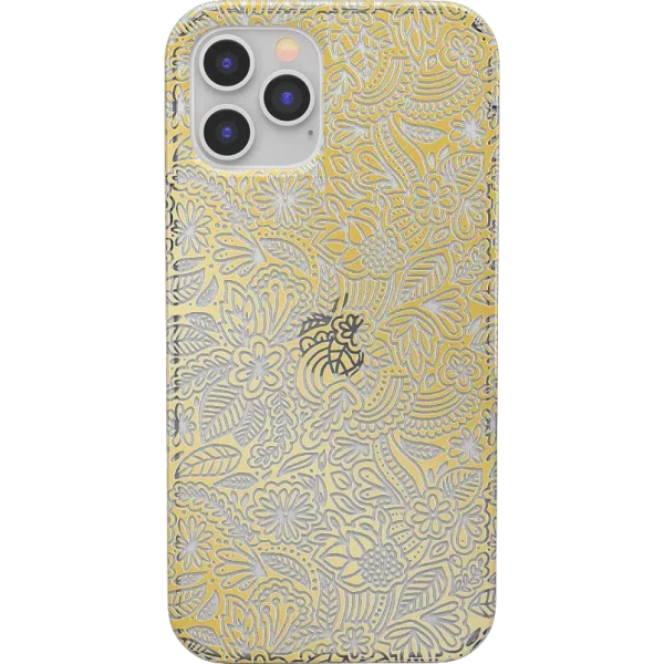 Floral Mandala | Rose Gold Clear Case