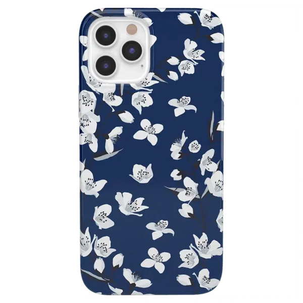 Floral Forest | Navy Cherry Blossom Floral Case