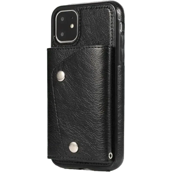 Black Vegan Leather | Wallet Case