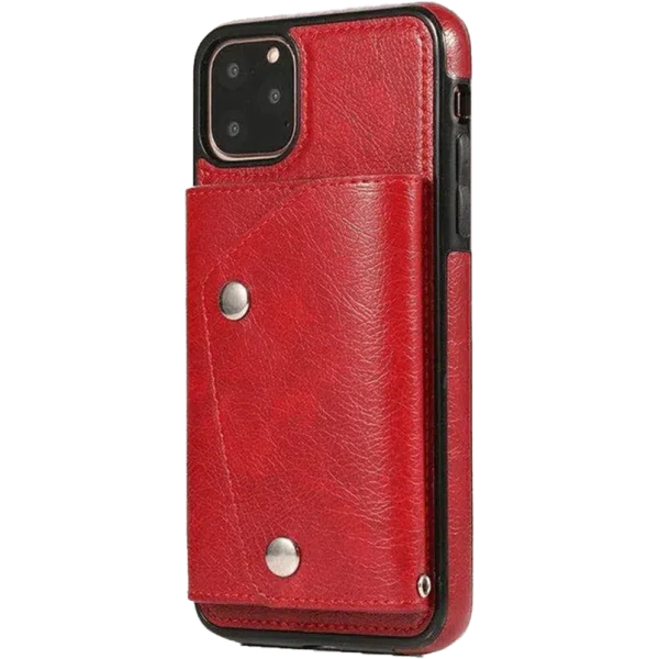 Red Vegan Leather | Wallet Case